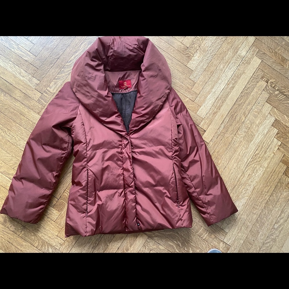 Down filled warm jacket
